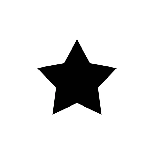 Yıldız Simgesi Beyaz Arkaplanda Izole Edildi Yıldız Vektör Simgesi Beğeni — Stok Vektör
