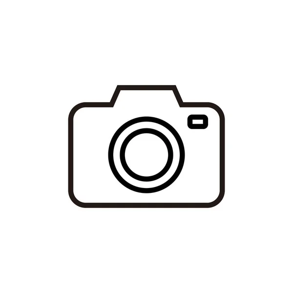 Икона Камеры Изолирована Белом Фоне Символ Камеры Вектор Камеры Ico — стоковый вектор