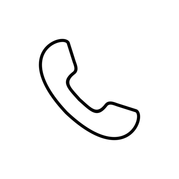 Εικονίδιο Κλήσης Απομονώθηκε Λευκό Φόντο Τηλεφωνικός Φορέας Εικονιδίου Κινητό Τηλέφωνο — Διανυσματικό Αρχείο