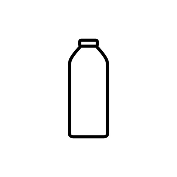 Flaschensymbol Isoliert Auf Weißem Hintergrund Flaschensymbol Trendigen Flachdesig — Stockvektor
