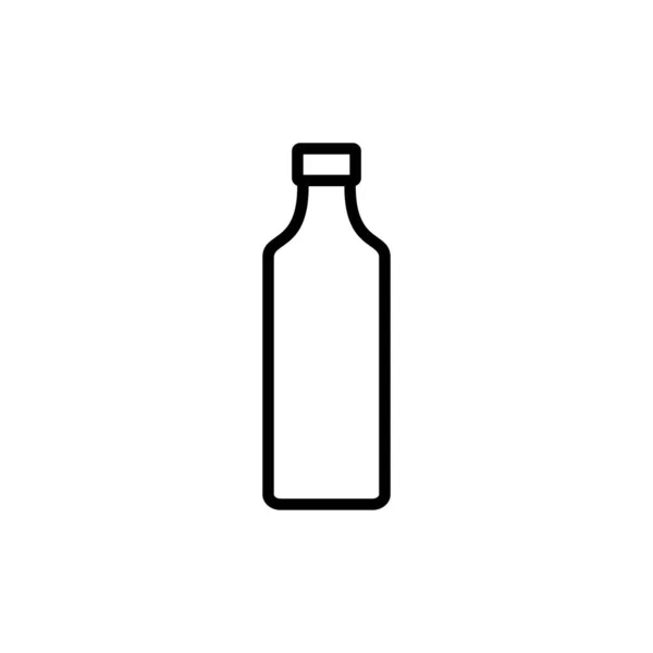 Bottle Icon Isolated White Background Bottle Icon Trendy Flat Desig — Stock Vector