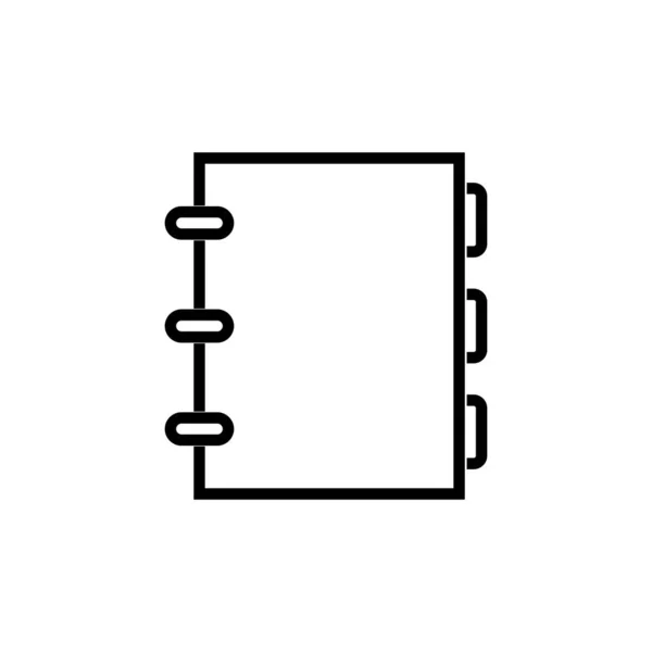 Vektorsymbol Für Archivordner Isoliert Auf Weißem Hintergrund Bindemittel Vektor — Stockvektor