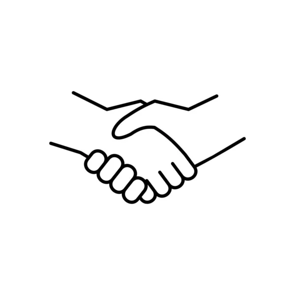 Business handshake. Handshake icon vector. contract agreement. Handshake. Deal. Done. partnership ico