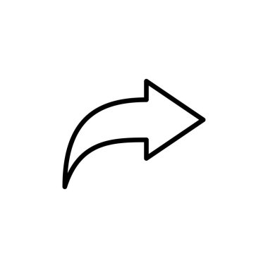 Beyaz arkaplanda izole edilmiş simgeyi paylaş. Paylaşım vektörü ico