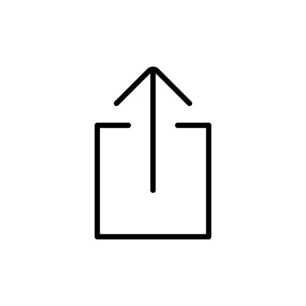 Иконка Обновления Выделена Белом Фоне Загрузить Значок Знака Загрузить Кнопку — стоковый вектор
