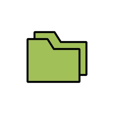 Beyaz arkaplanda izole edilmiş dizin vektör simgesi. cilt vektörü ico