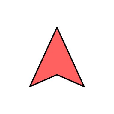 Pusula vektör simgesi beyaz arkaplanda izole edildi. Beyaz arka grupta pusula simgeleri