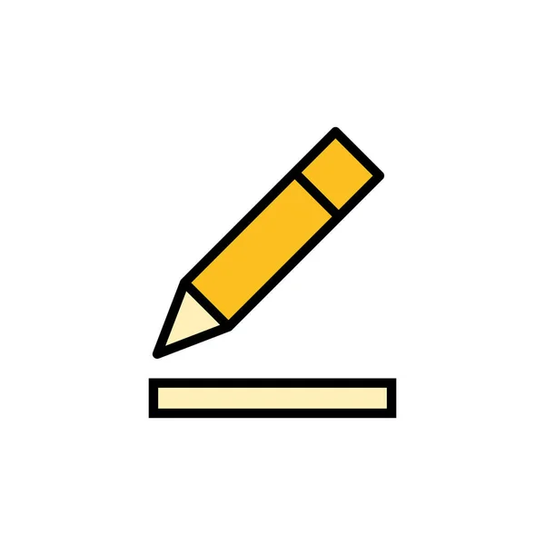 Edit Icon Isolated White Background Pencil Icon Sign Icon Vecto — Stock Vector