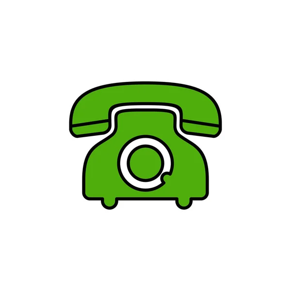 Telephone Icon Vector Call Icon Vector — Stockvektor