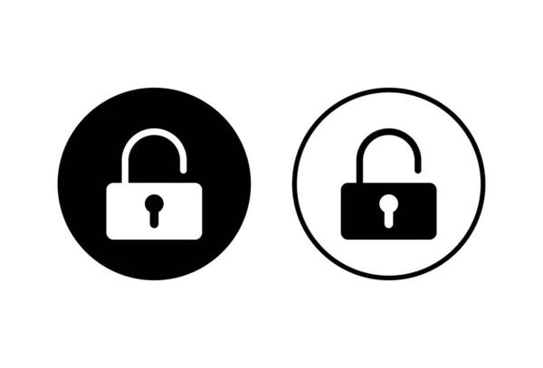 Κλείδωμα Εικονιδίων Λευκό Φόντο Εικονίδιο Κρυπτογράφησης Σύμβολο Ασφαλείας Ασφαλής Ιδιωτική — Διανυσματικό Αρχείο