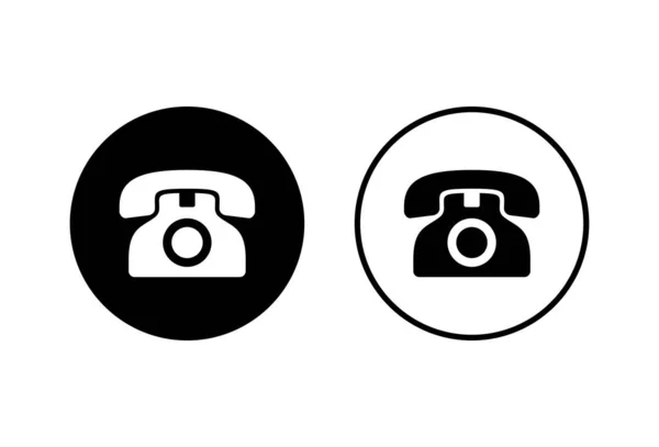 Τηλεφωνική Εικόνα Κλήση Εικονίδιο Διάνυσμα Εικονιδίου Τηλεφώνου — Διανυσματικό Αρχείο