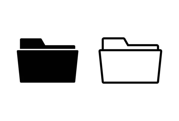 文件夹图标设置为白色背景 文件夹和文件Icon 图标存档V — 图库矢量图片