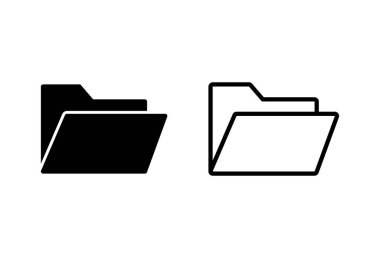 Beyaz arkaplandaki dizin simgelerini arşivle. cilt vektörü ico