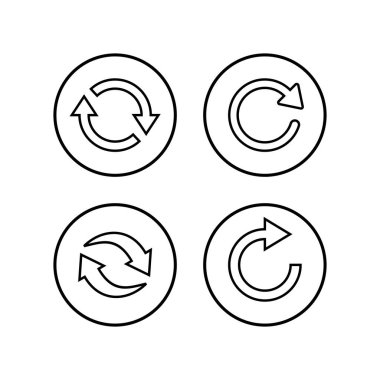 Yenileme simgeleri ayarlandı. Simge vektörünü yeniden yükle. Simgeyi güncelle. Meksika 'yı çevir