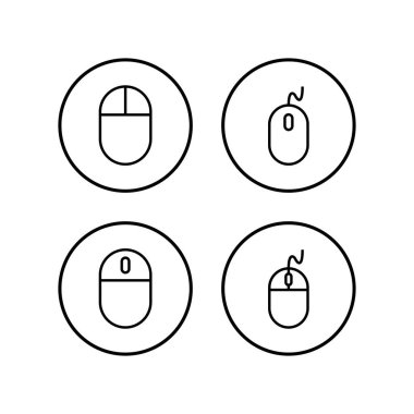 Bilgisayar Fare Simgeleri ayarlandı. Bilgisayar fare vektörü ico