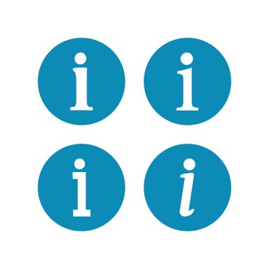 Bilgi simgeleri ayarlandı. Bilgi işareti. Bizim hakkımızda