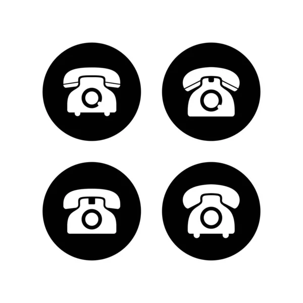Значок Телефону Вектор Значка Телефону Іконка Виклику Яжіться Нами — стоковий вектор