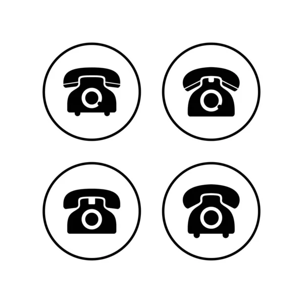 Τηλεφωνική Εικόνα Διάνυσμα Εικονιδίου Τηλεφώνου Κλήση Εικονίδιο Επικοινωνήστε Μαζί Μας — Διανυσματικό Αρχείο