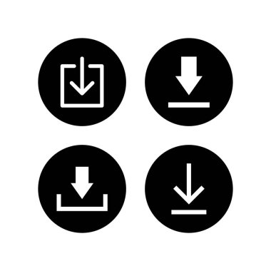 Simgeler indiriliyor. Vektör ico indiriliyor