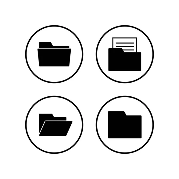 文件夹图标设置 文件夹和文件Icon 图标存档V — 图库矢量图片