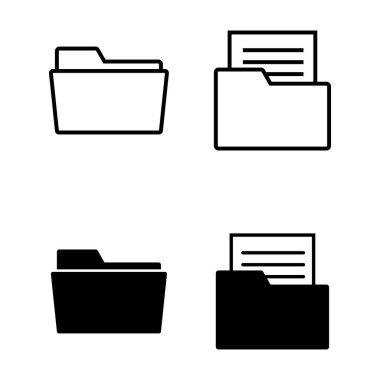 Dizin Simgeleri dizisi. Dizin ve belge Simgesi. simge arşivi