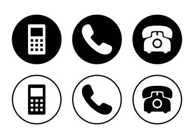 Telefon simgesi vektörü beyaz arkaplanda izole edildi. Telefon vektör simgesi. Cep telefonu. Telefon ikonu. Cep telefonu