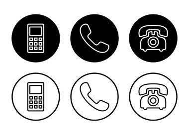 Telefon simgesi vektörü beyaz arkaplanda izole edildi. Telefon vektör simgesi. Cep telefonu. Telefon ikonu. Cep telefonu