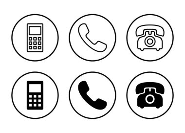 Telefon simgesi vektörü beyaz arkaplanda izole edildi. Telefon vektör simgesi. Cep telefonu. Telefon ikonu. Cep telefonu