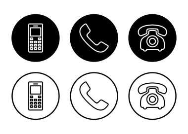 Telefon simgesi vektörü beyaz arkaplanda izole edildi. Telefon vektör simgesi. Cep telefonu. Telefon ikonu. Cep telefonu