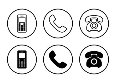 Telefon simgesi vektörü beyaz arkaplanda izole edildi. Telefon vektör simgesi. Cep telefonu. Telefon ikonu. Cep telefonu