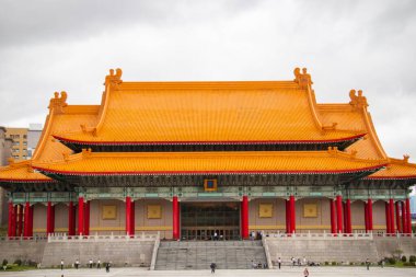 TAIPEI, TAIWAN - Jan 2020 - Zhongzheng Bölgesindeki Ulusal Konser Salonu. Ulusal konser salonu her yıl yerel ve uluslararası sanatçıların bir dizi etkinliğine ev sahipliği yapıyor. ünlü gösteriler.