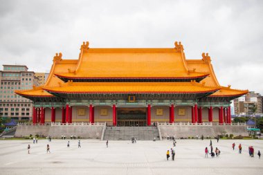 TAIPEI, TAIWAN - Jan 2020 - Zhongzheng Bölgesindeki Ulusal Konser Salonu. Ulusal konser salonu her yıl yerel ve uluslararası sanatçıların bir dizi etkinliğine ev sahipliği yapıyor. ünlü gösteriler.