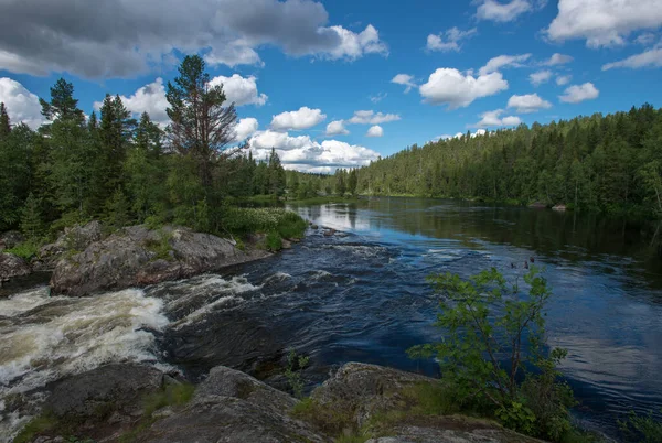 Největší vodopád Severní Karelie — Stock fotografie