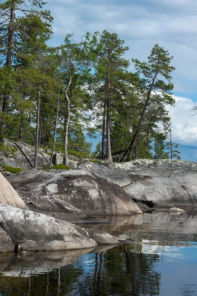 Severe North Karelia Rocky land — Stock Photo, Image