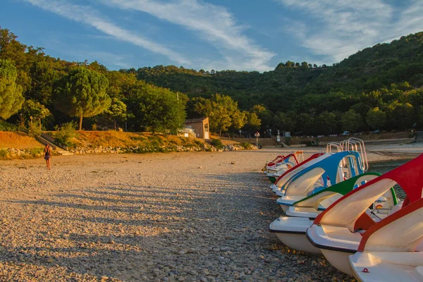 Gorge Verdon Lake South France Sunset Sunrise — Stock Photo, Image