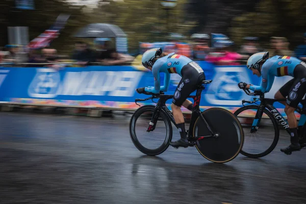 Турнір Uci 2019 Року Харрогейті Йоркширі Англія Ліцензійні Стокові Зображення