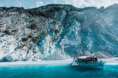 Yunanistan 'ın güzel Skiathos Sahili