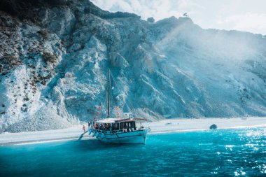 Yunanistan 'ın güzel Skiathos Sahili