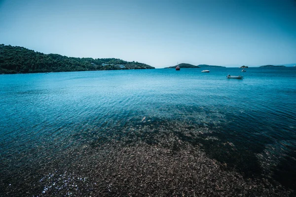 Yunanistan 'ın güzel Skiathos Sahili