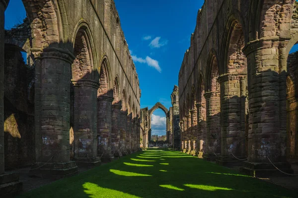 Fountains Abbey Yorkshire — Stock Photo, Image