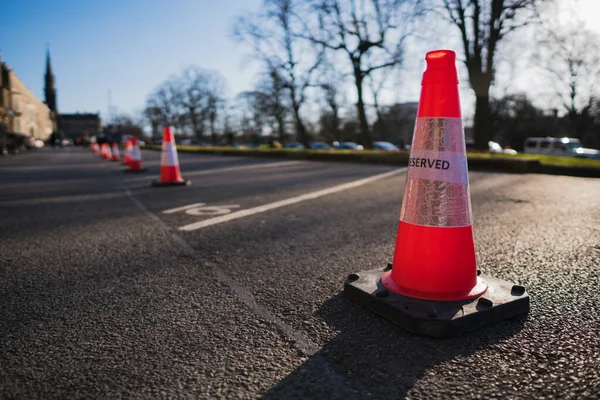 Traffic Cone Street — Stock Photo, Image