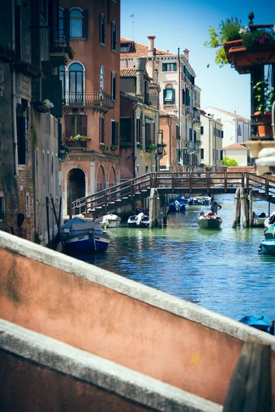 Canal Veneza Gôndola — Fotografia de Stock