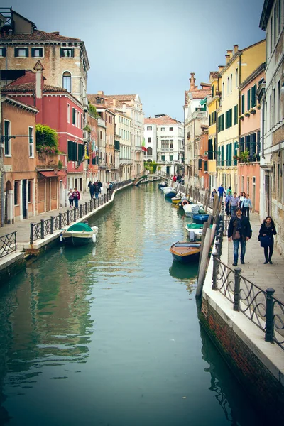 Canal Veneza Gôndola — Fotografia de Stock