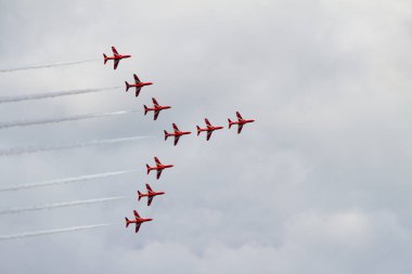 İngiltere 'de bir RAF Kırmızı Ok Görüntüsü