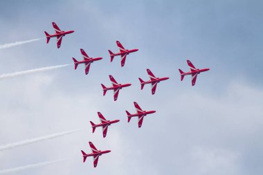 İngiltere 'de bir RAF Kırmızı Ok Görüntüsü