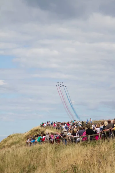 Una Exhibición Flecha Roja Raf Inglaterra — Foto de Stock