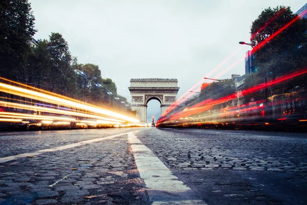 Arc Triomphe Paříži Francie — Stock fotografie