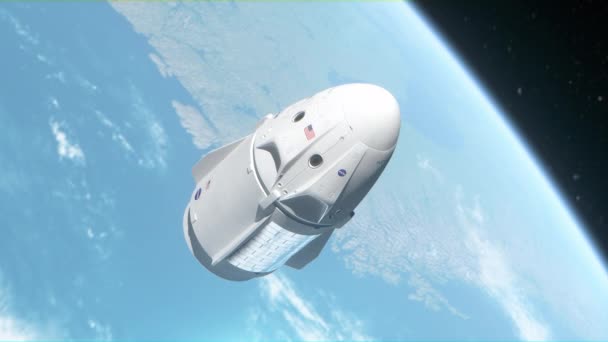 New York, ABD - 31 Mayıs 2020: SpaceX, Tayfa Dragon misyonunu başlattı. — Stok video