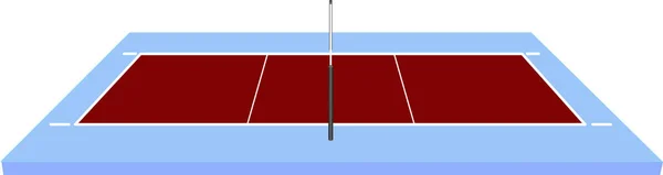 gerçekçi voleybol alanı vektör grafikleri