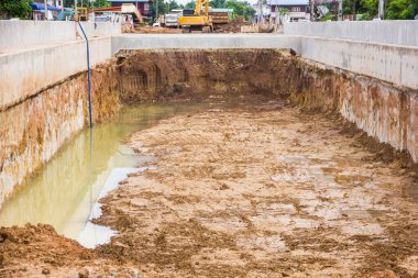 Tayland 'da yeraltı yolu ya da yeraltı tünelleri inşaatı